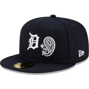 New Era 
						Detroit Tigers Patchwork Undervisor 59fifty Fitted Hat