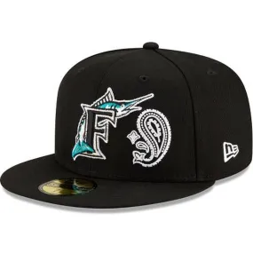 New Era 
						Florida Marlins Patchwork Undervisor 59fifty Fitted Hat