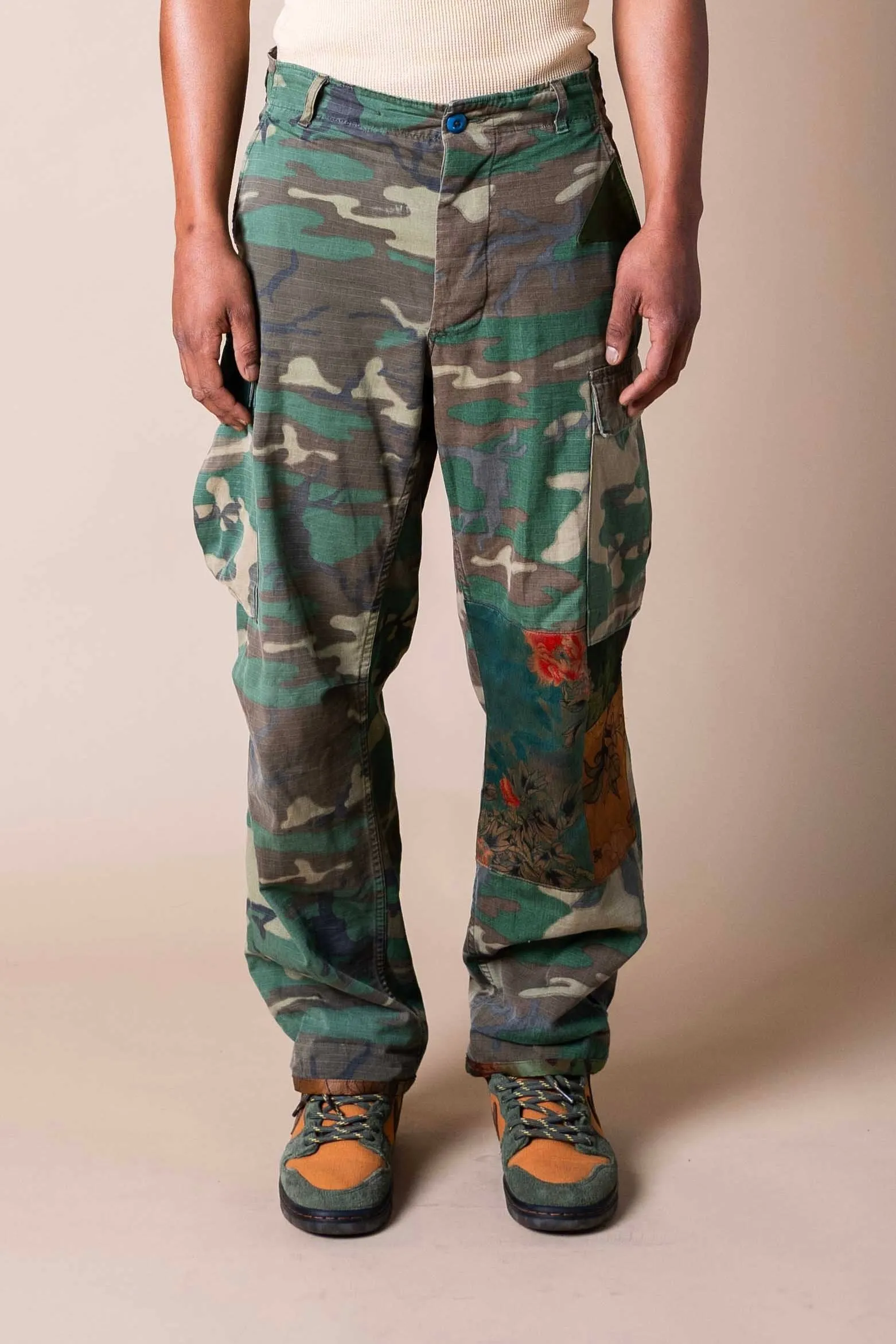 Patchwork Camo Pants