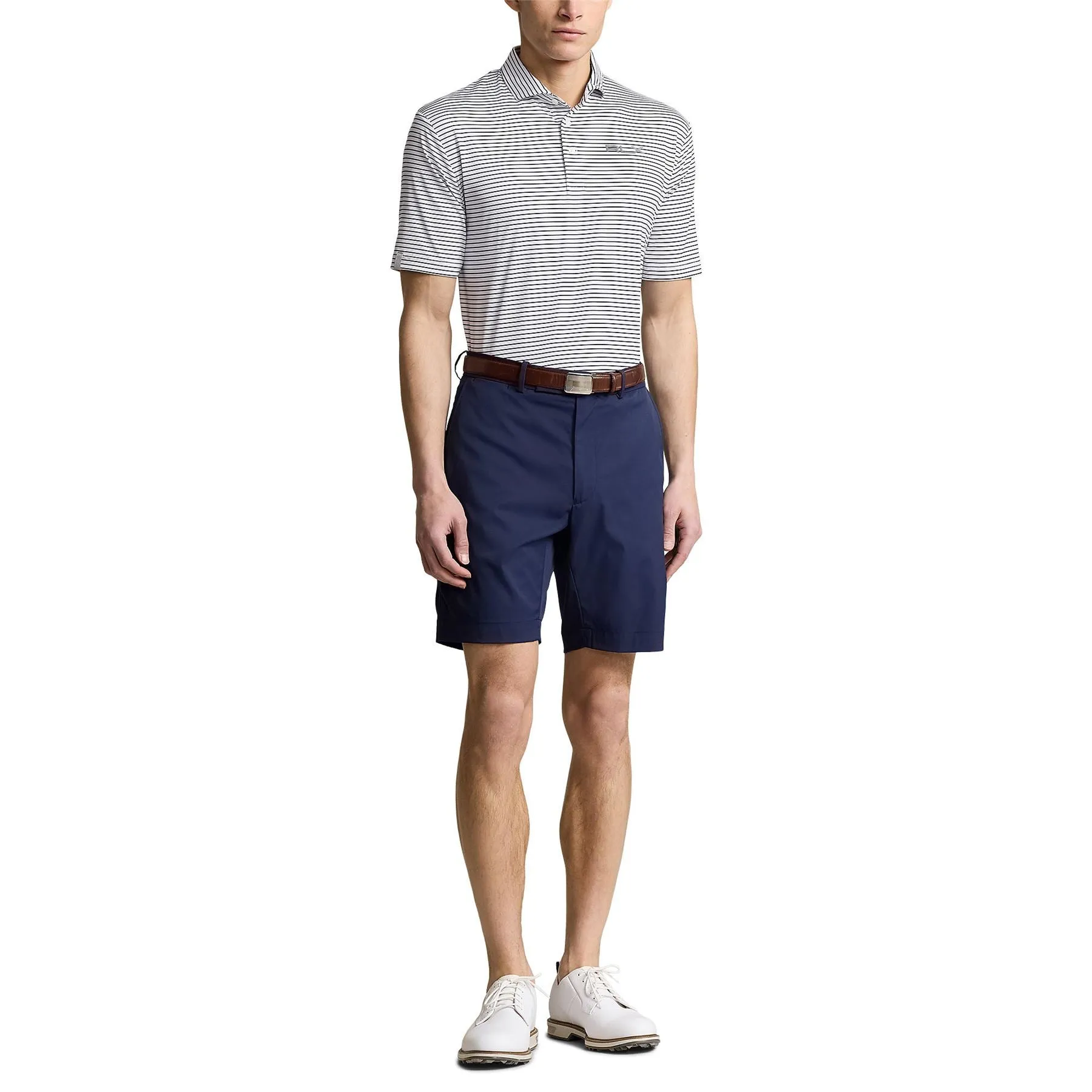 Performance Polo Shirt Ceramic White/Refined Navy - SS24