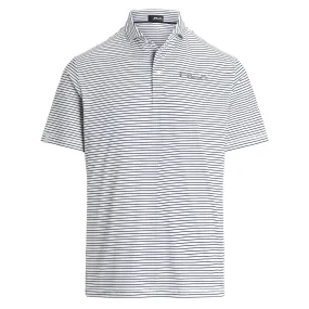 Performance Polo Shirt Ceramic White/Refined Navy - SS24