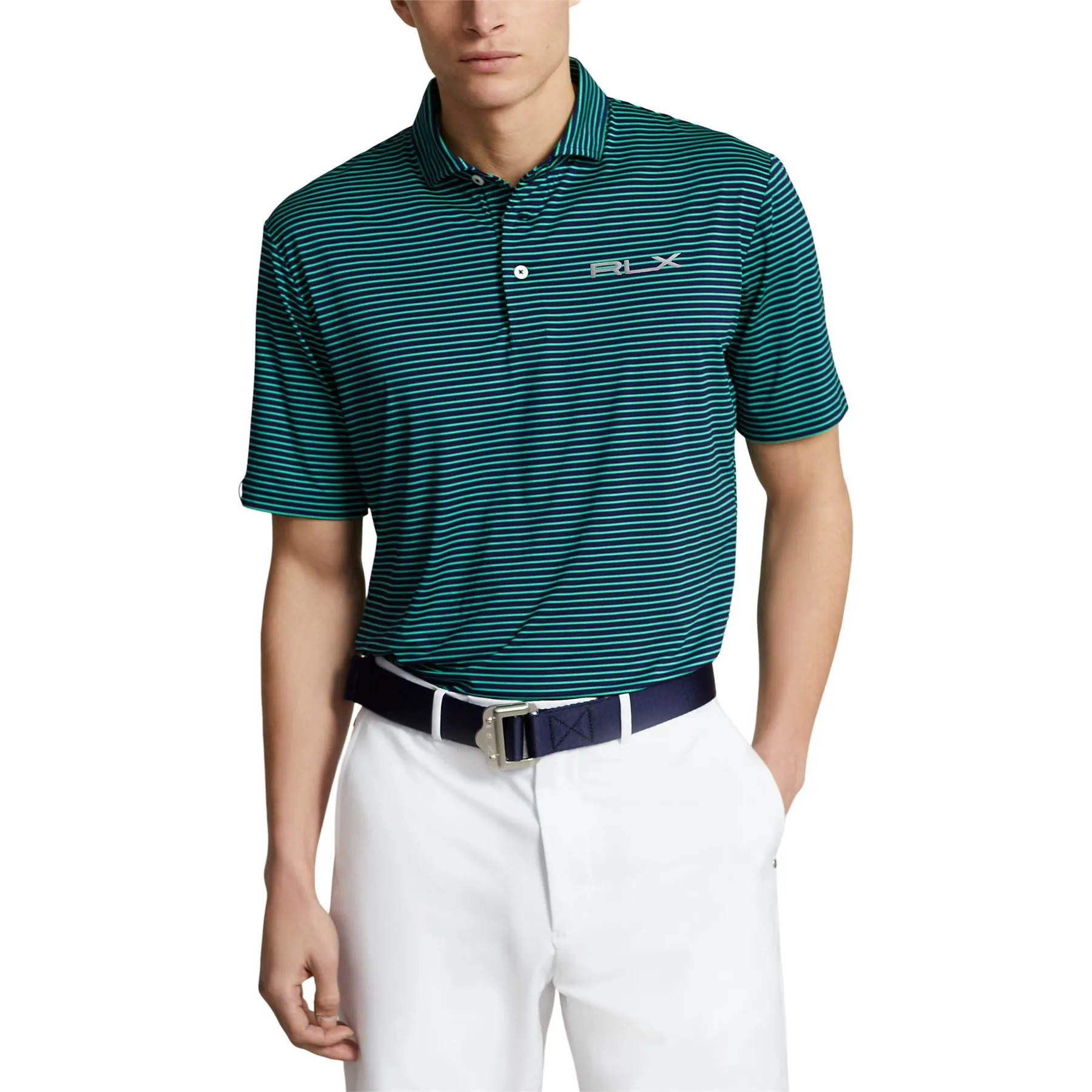 Performance Polo Shirt Refined Navy/Vineyard Green - SS24