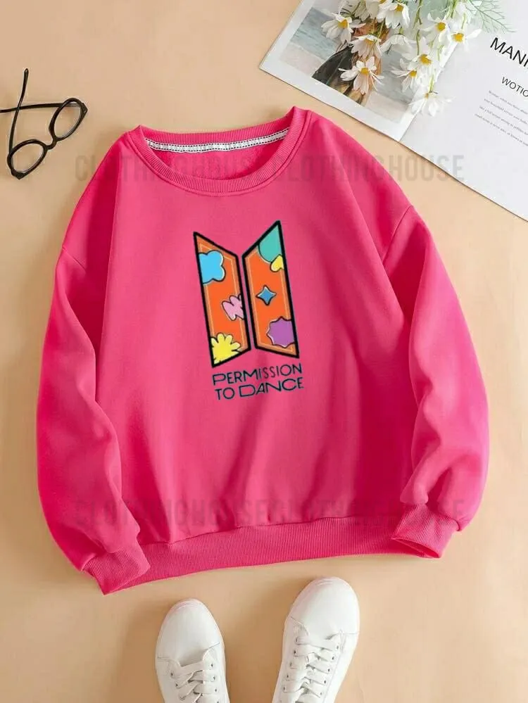 Permission to dance sweatshirt