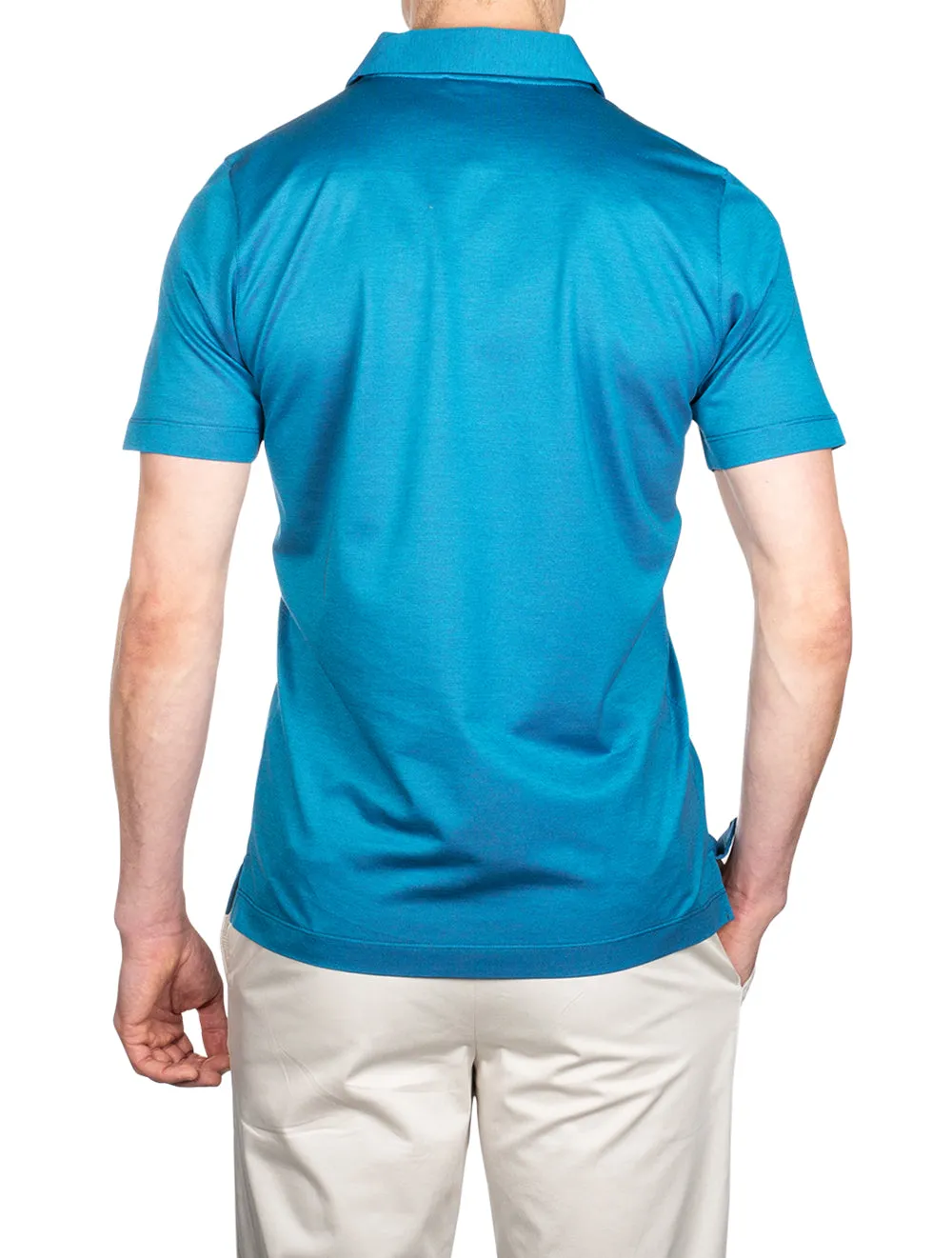 Pique Polo Shirt Teal