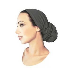 Pre-tied Headwear Versatile Ties Gray Bandana Tichel Head-scarf ...037