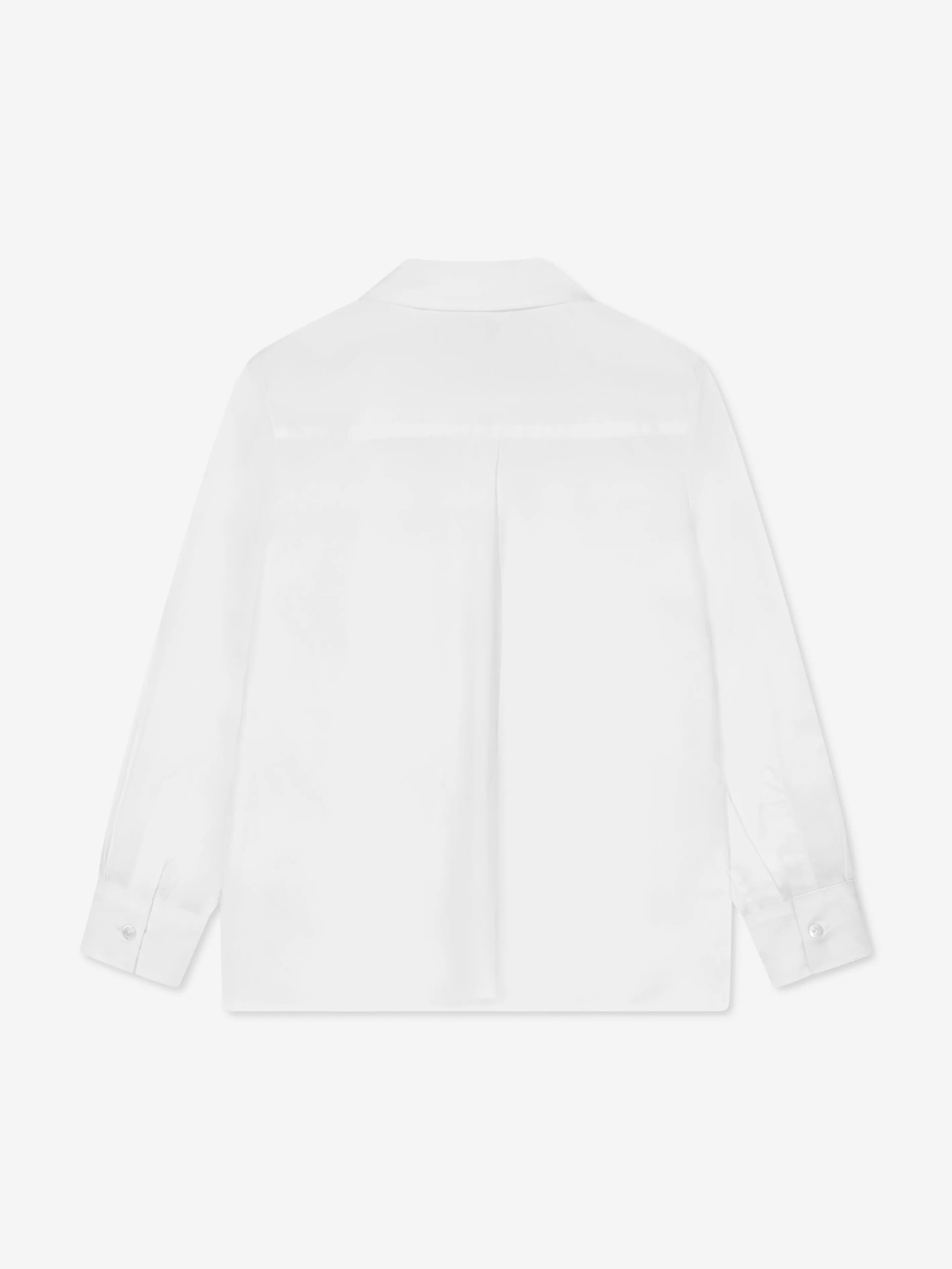 Pucci Girls Long Sleeve Shirt in White