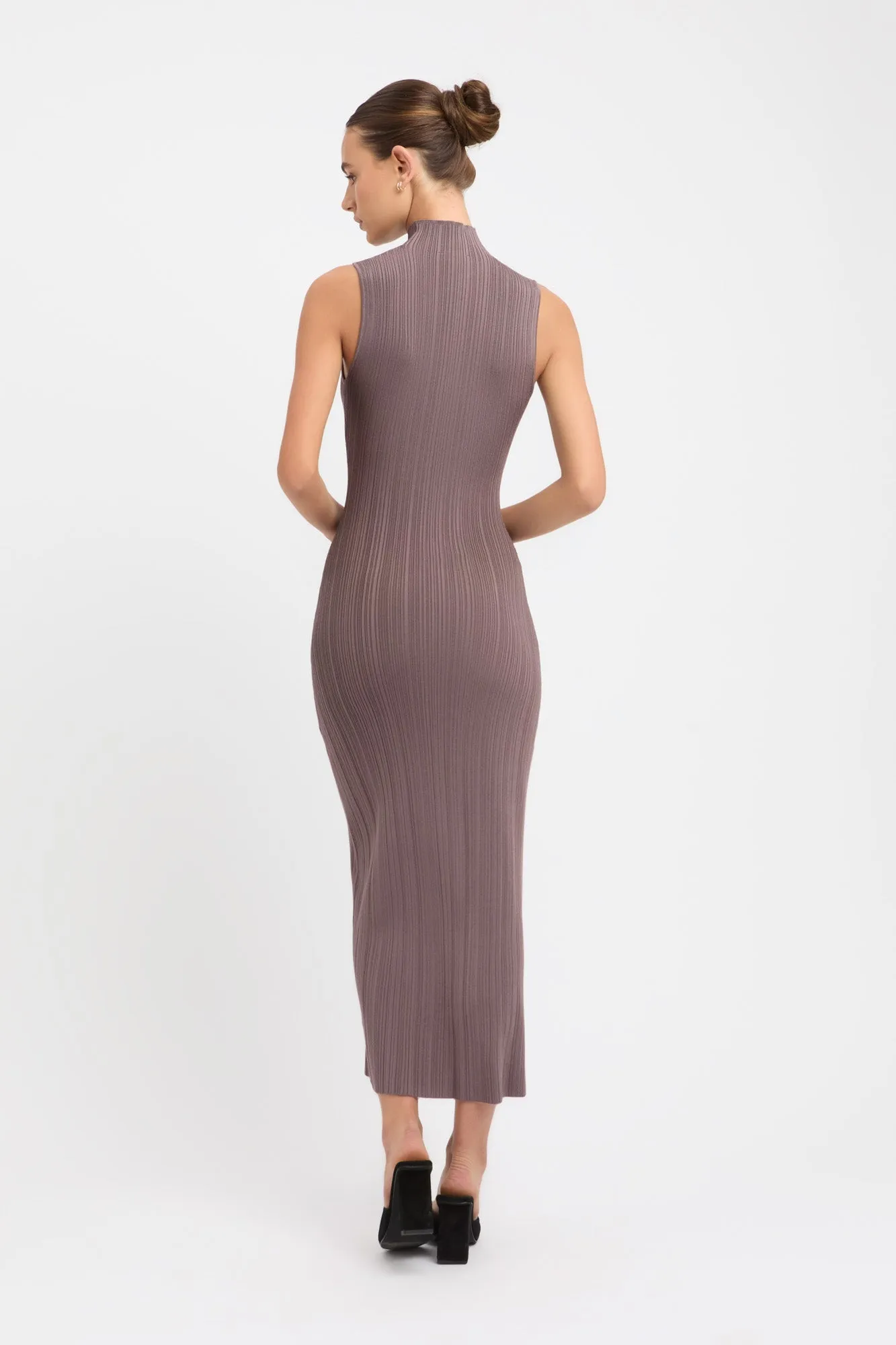 Raisa Funnel Midi Dress