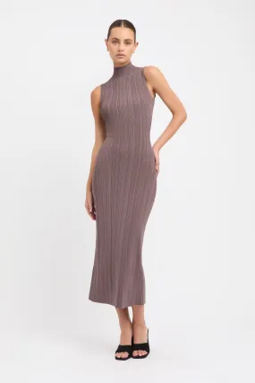 Raisa Funnel Midi Dress