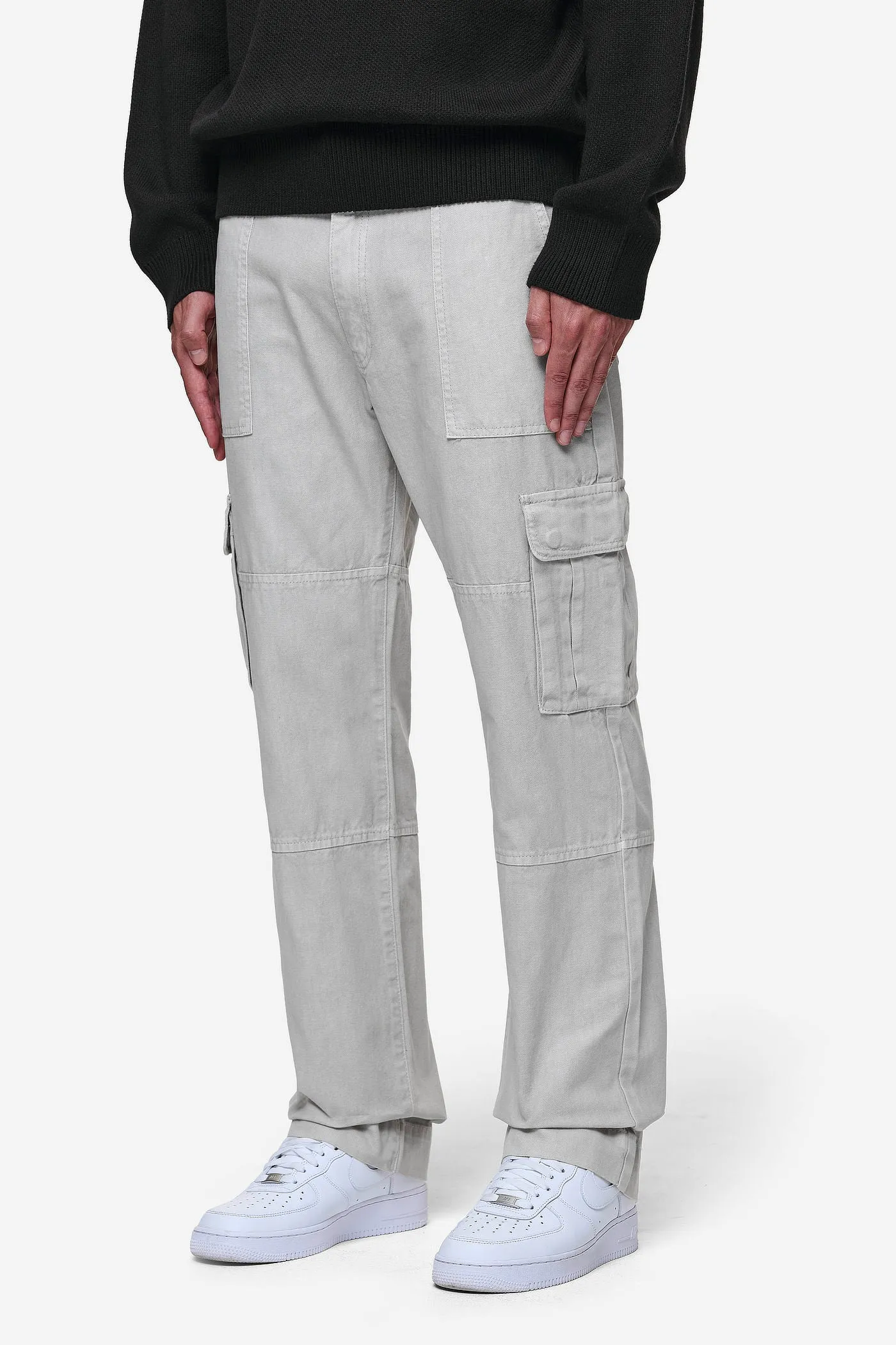 Risley Cargo Pants Light Grey