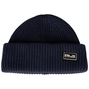 RLX Golf Cardigan Stitch Beanie Refined Navy - SS24