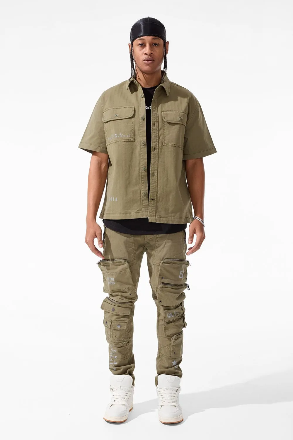 Sean - Infantry Division Cargo Pants (Olive)