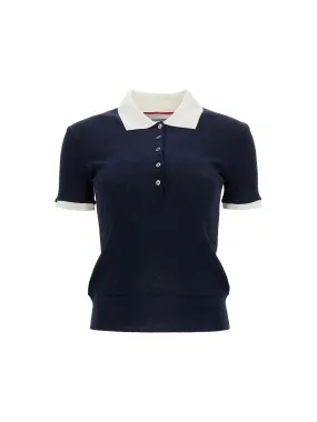 Short Sleeved Wool Polo Shirt