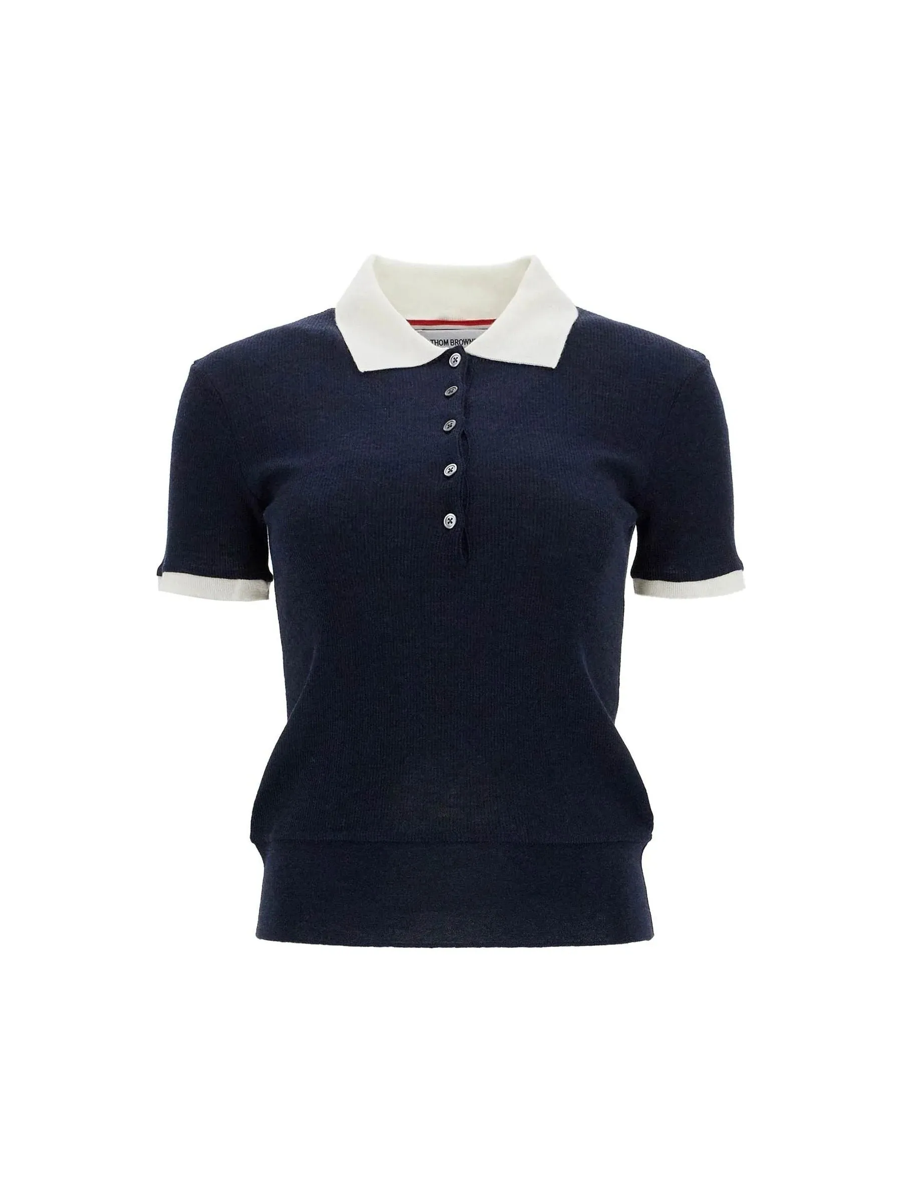 Short Sleeved Wool Polo Shirt