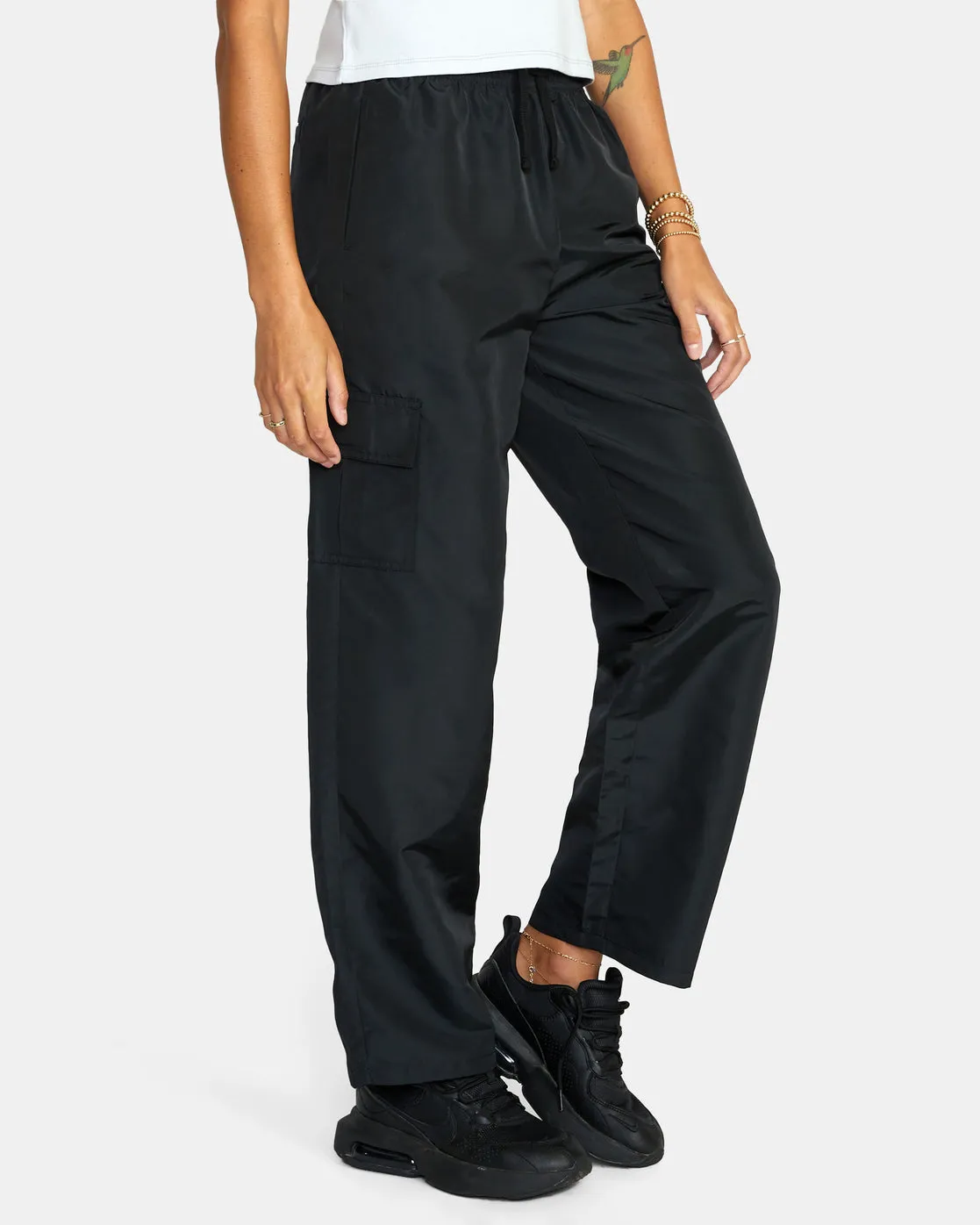 Swish Cargo Track Pants - RVCA Black