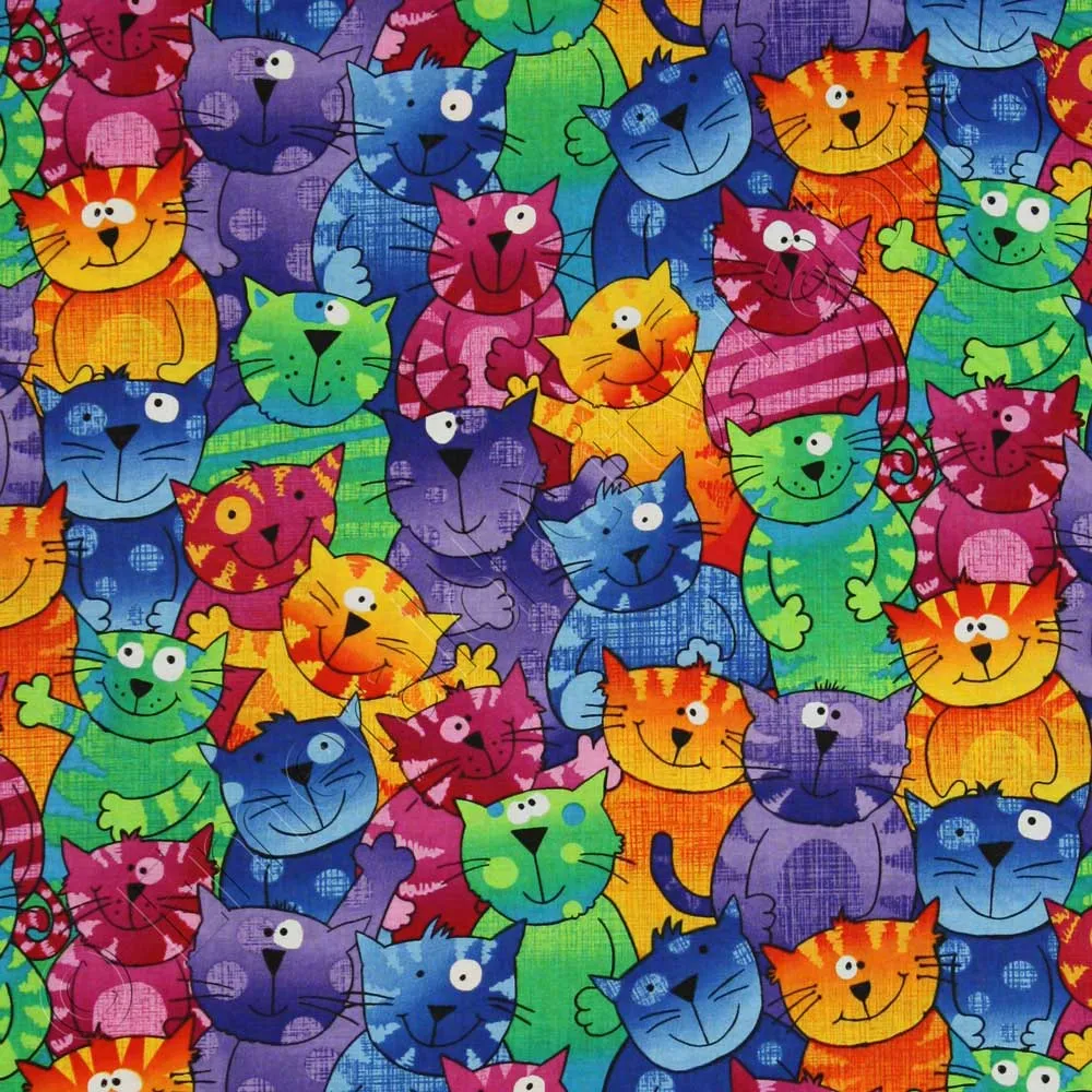 Timeless Treasures Cats and Dogs Fabric