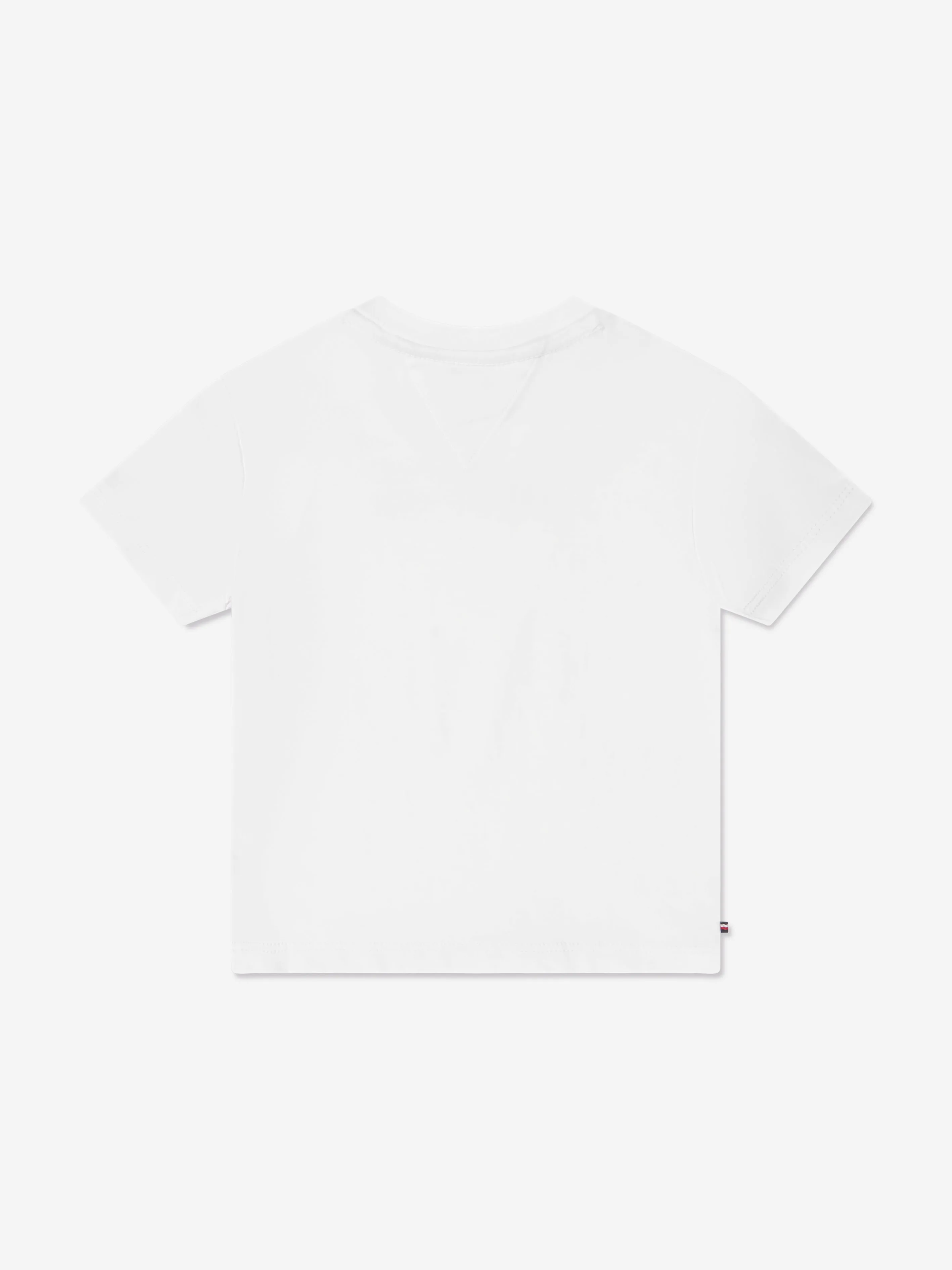 Tommy Hilfiger Baby Curved Monotype T-Shirt in White