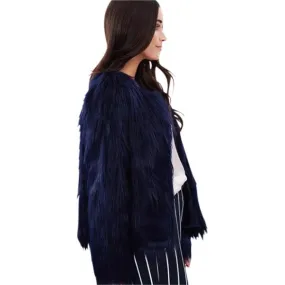 UNREAL FUR UNREAL DREAM JACKET IN NAVY