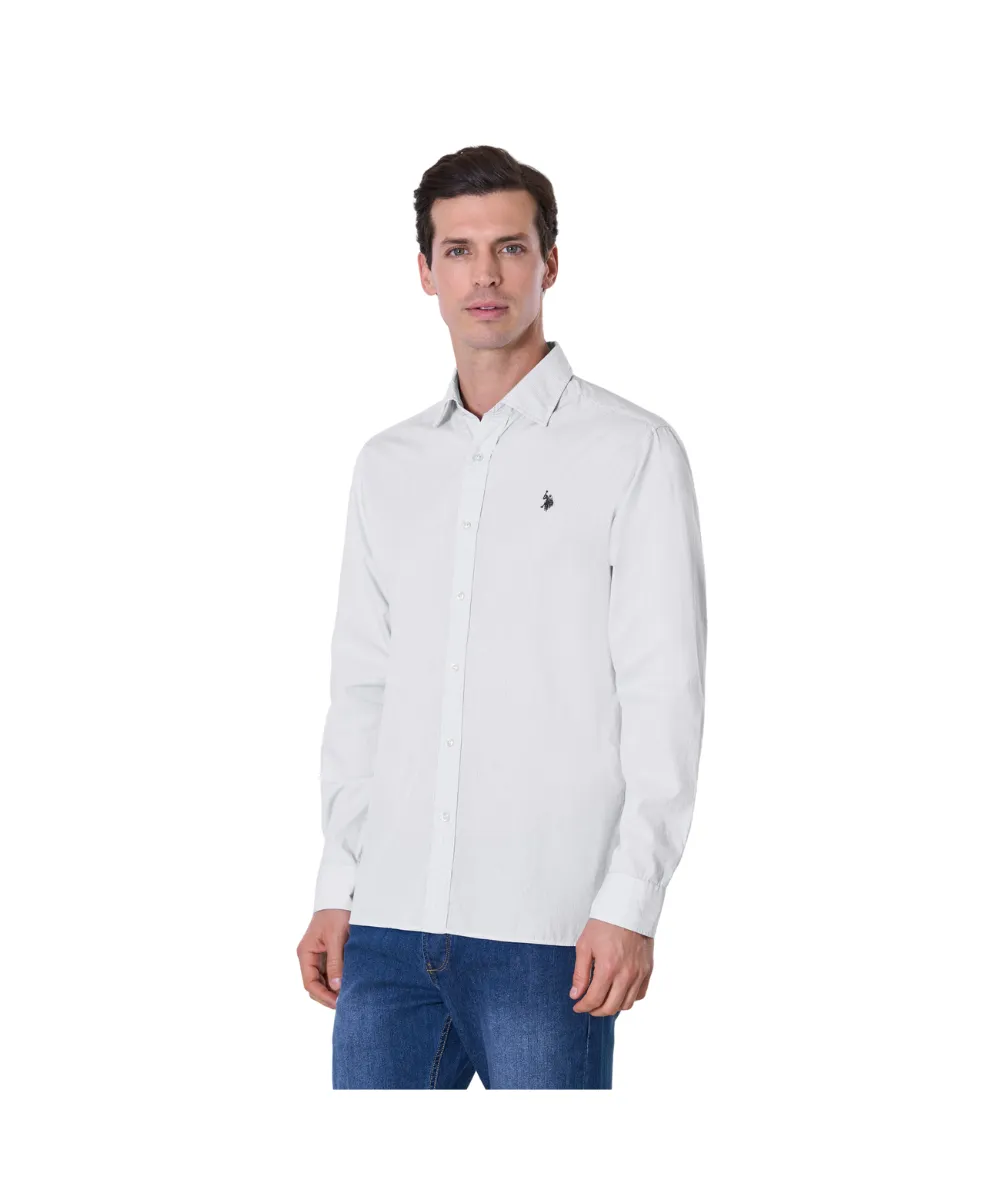 US POLO SLIM FIT FRENCH COLLAR SHIRT