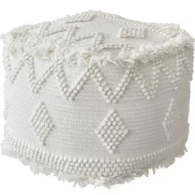 Uttermost Uriah Ivory Pouf