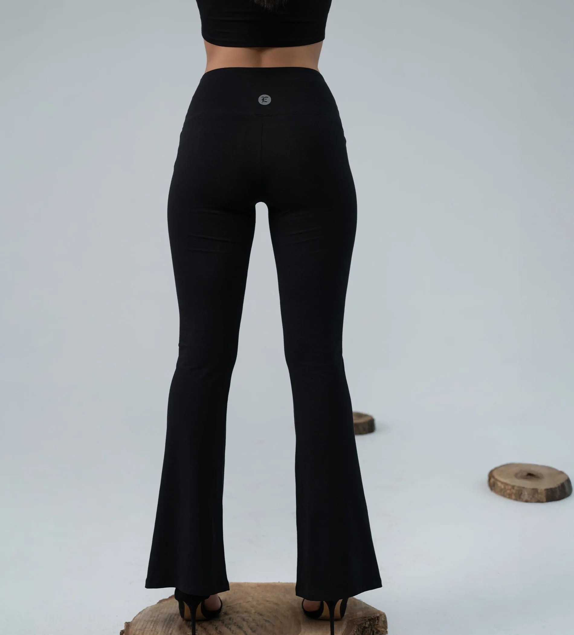 Versatile Black Flare Pant