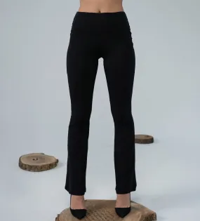 Versatile Black Flare Pant