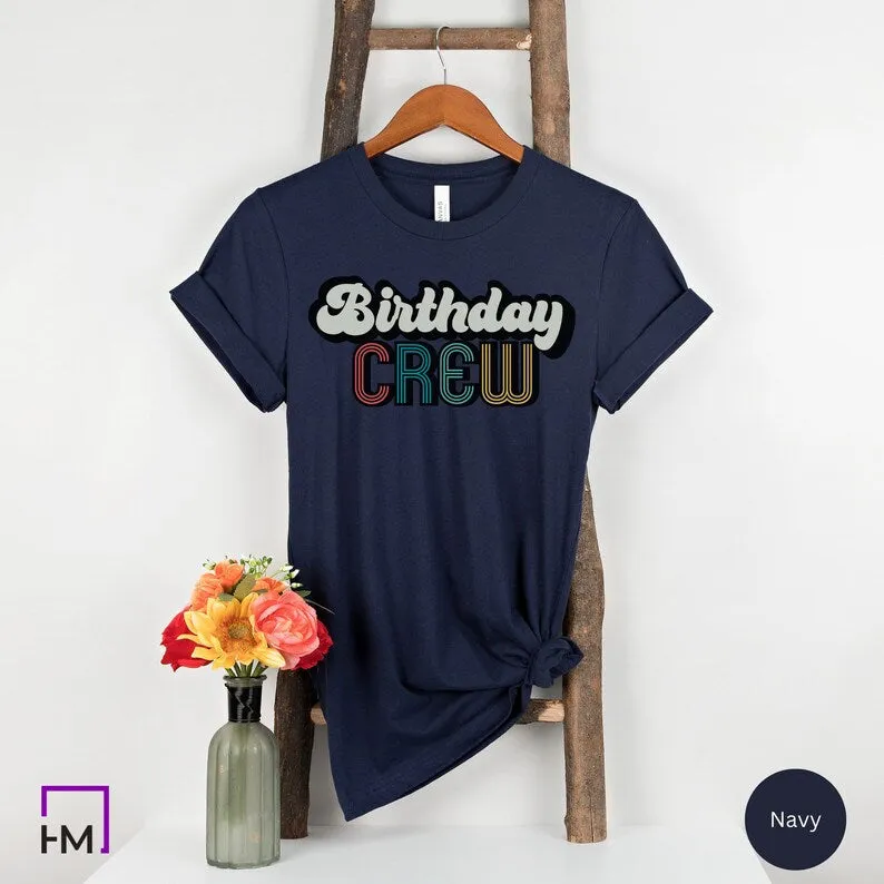 Vintage 1964 Shirt, Birthday Crew Party Shirts