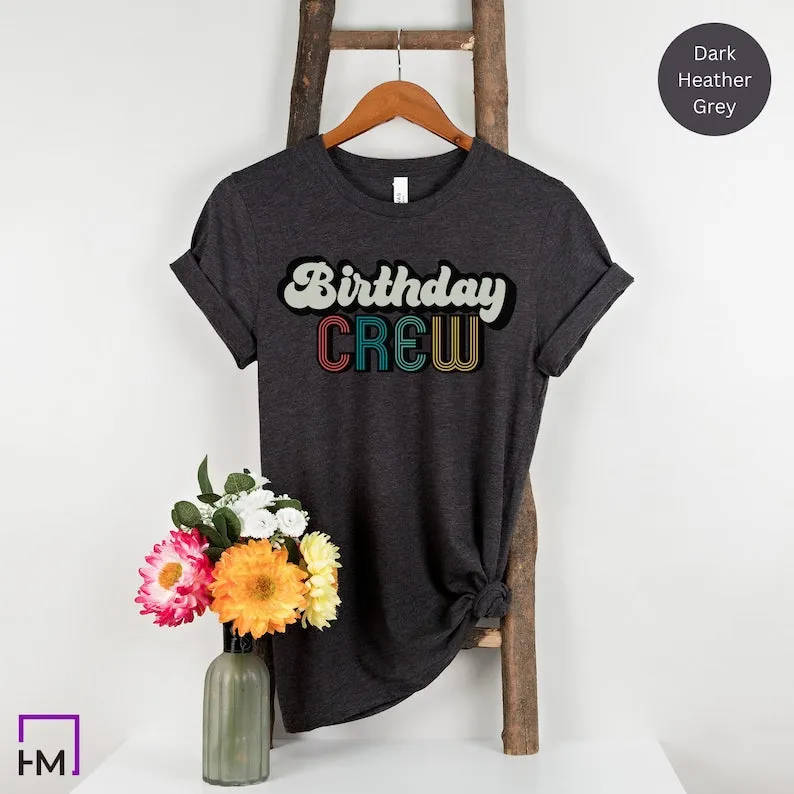 Vintage 1964 Shirt, Birthday Crew Party Shirts