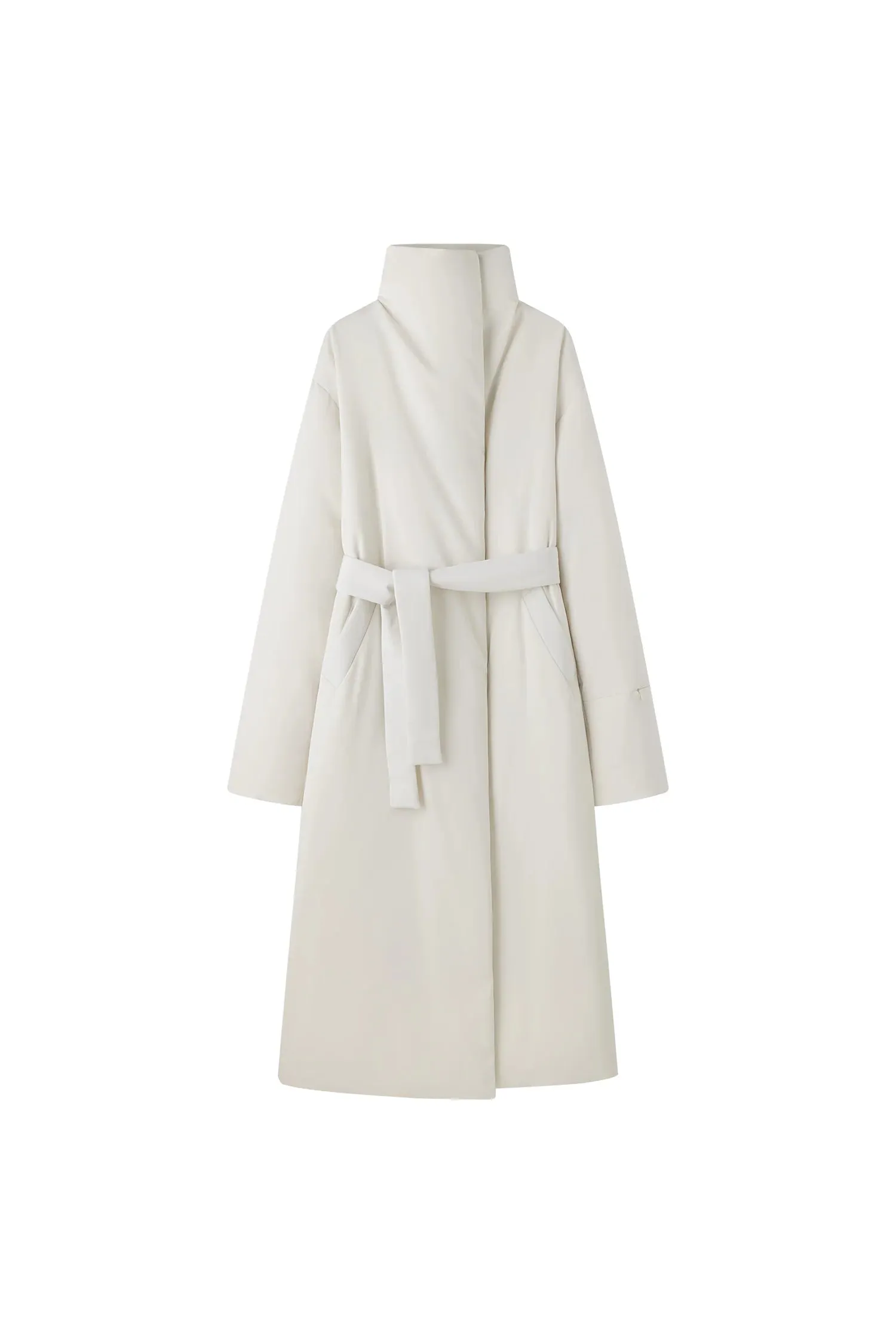 Willow Long Down Jacket - Ivory