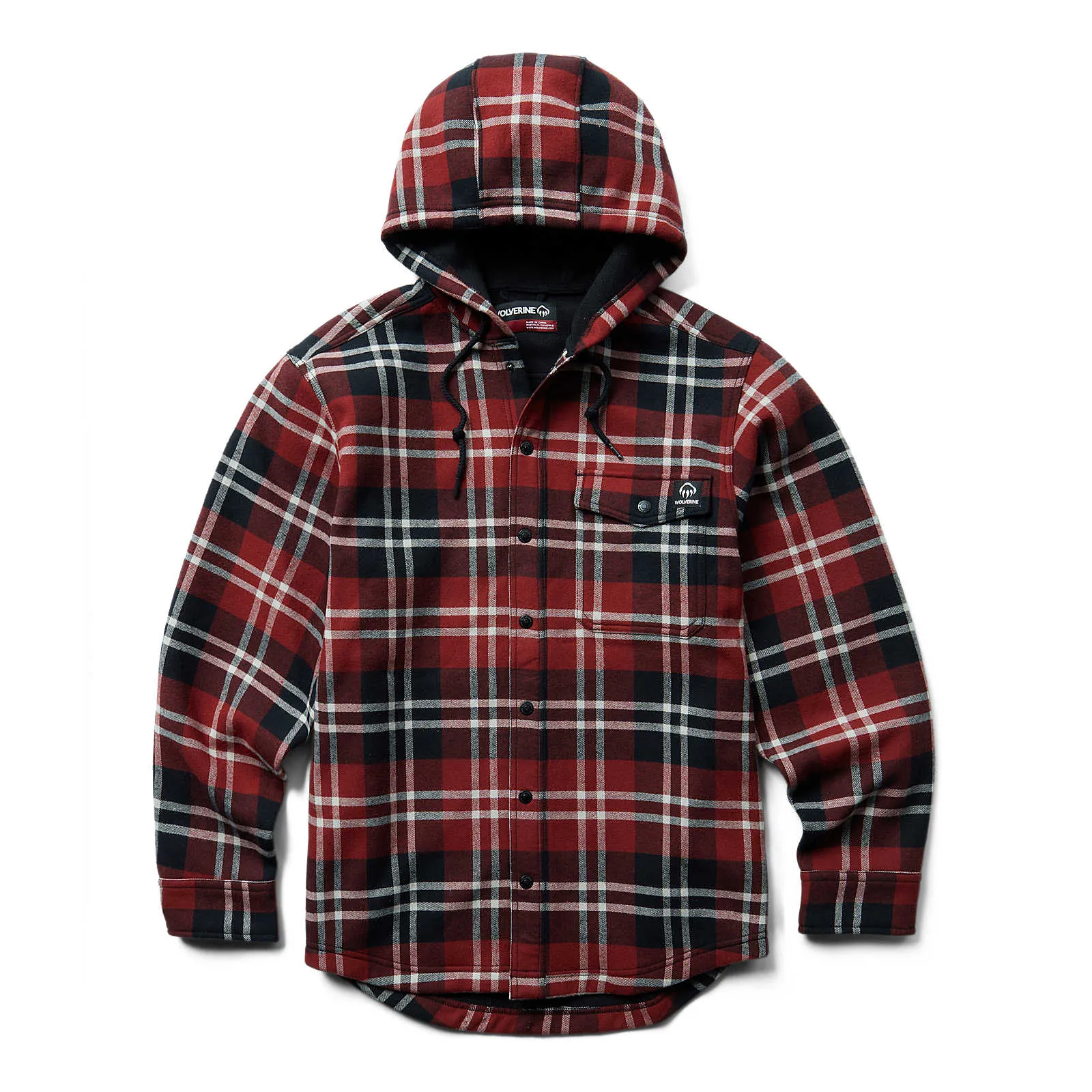 Wolverine Men's Bucksaw Bonded Flannel Shirt Jac