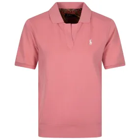 Womens Jersey Polo Shirt Desert Rose - SS24