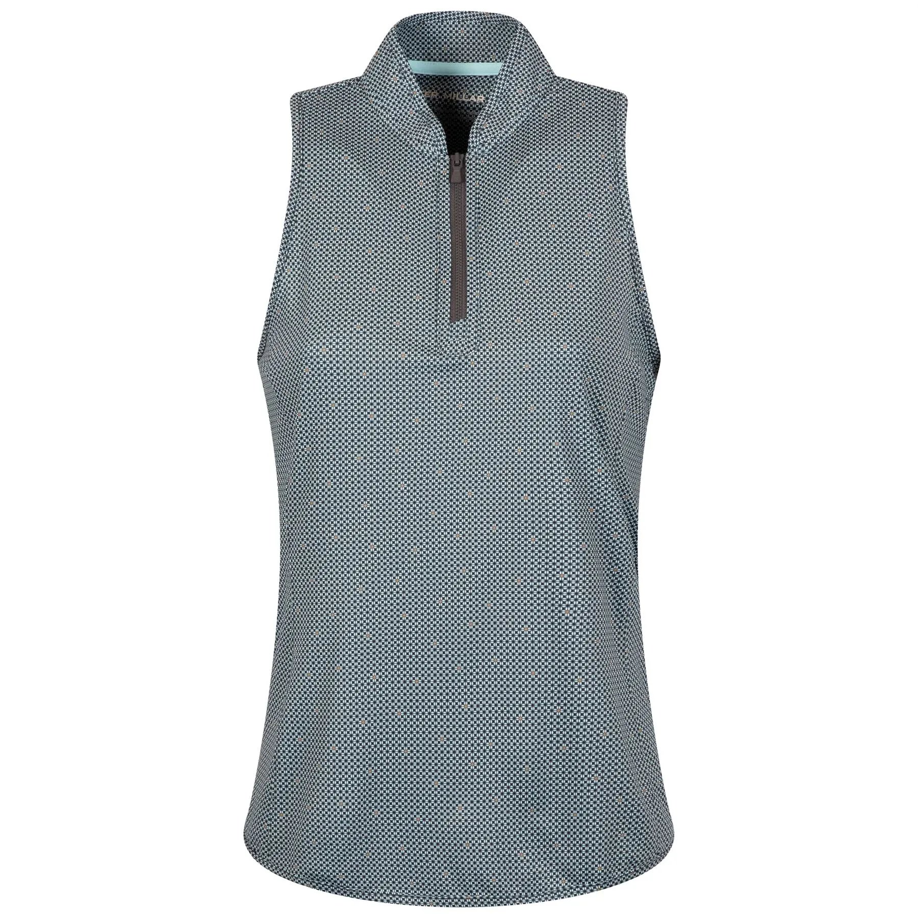 Womens North Star Shirley Sleeveless Zip Polo Graphite - AW24